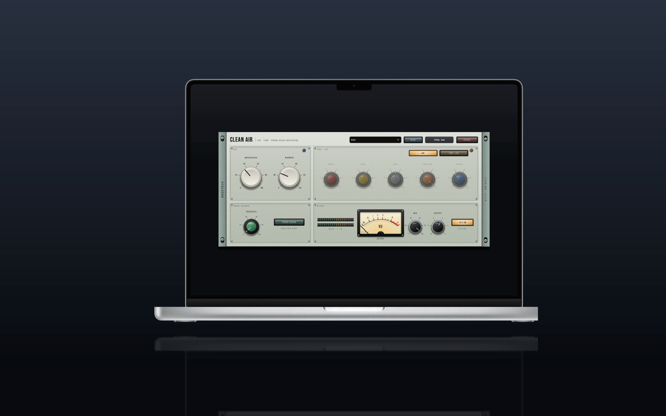 CLEAN Air on a MacBook